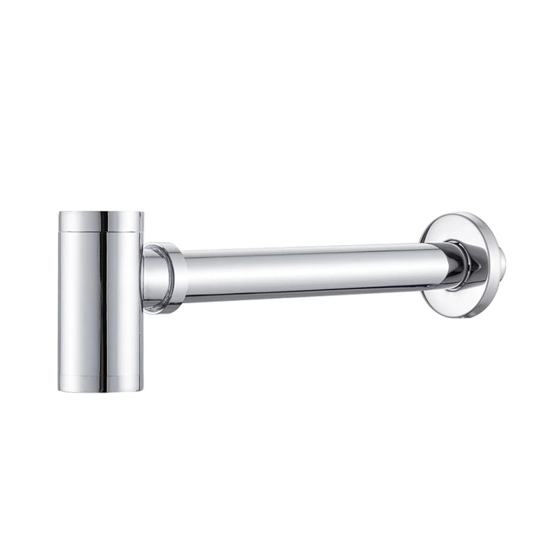 Siphon Lavabo Bouteille Clic-Clac Bronze Brossé ou Chrome