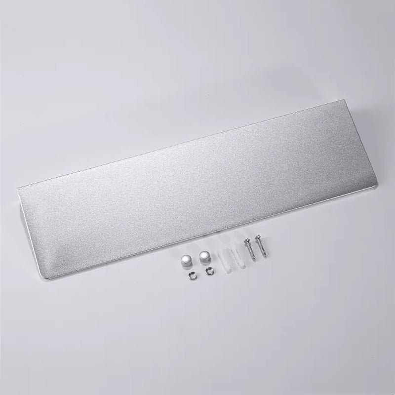 Étagère Murale Aluminium Argenté pour Salle de Bain et Cuisine, 30 à 50 cm