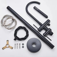 Robinet Baignoire sur Pied en Laiton avec Douchette 115 cm
