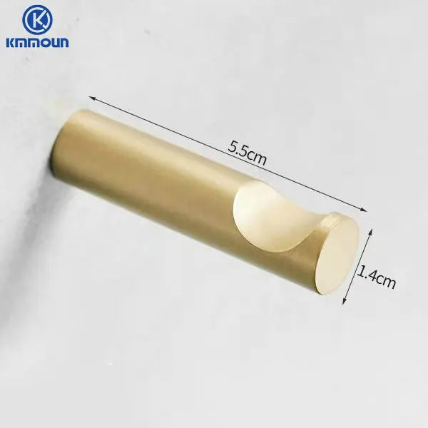 Patère Murale Inox Doré Brossé Multi-Usage