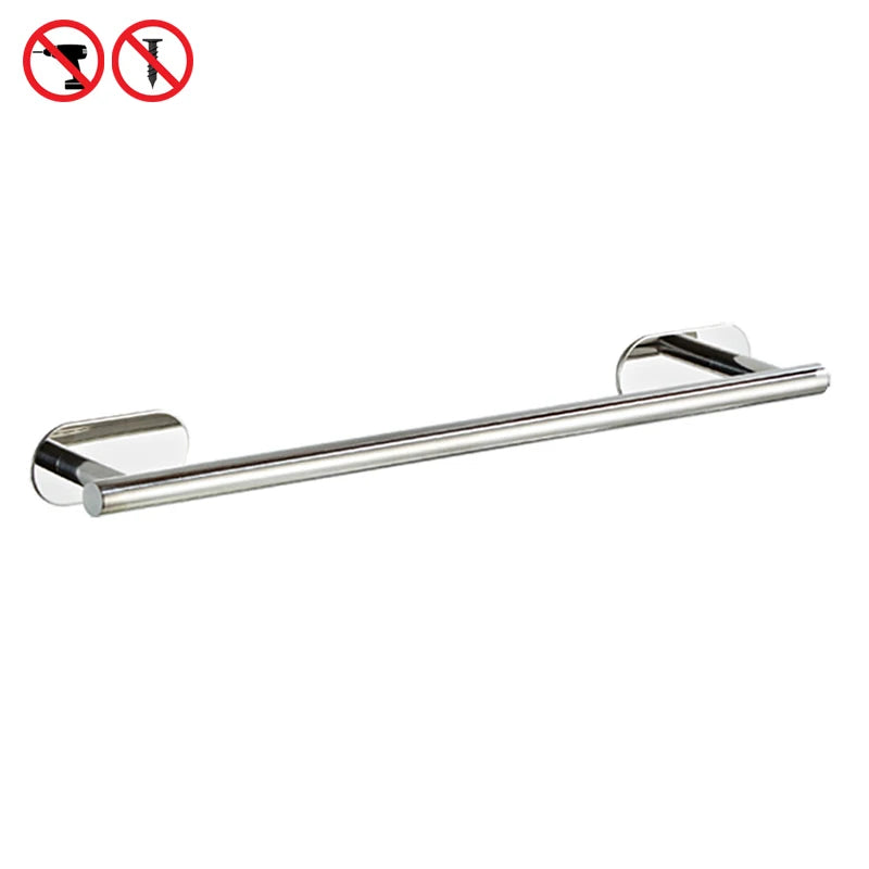 Accessoires Salle de Bain Sans Perçage à la Pièce, 4 Finitions