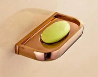 Accessoires Salle de Bain Or Rose Laiton à la Pièce, 13 Articles