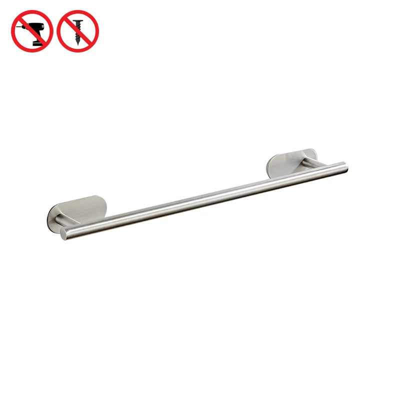 Accessoires Salle de Bain Sans Perçage à la Pièce, 4 Finitions