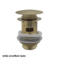 Bonde de Vidage Acier Inoxydable, 3 Finitions
