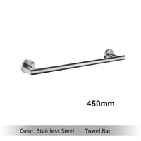 Accessoires Salle de Bain Inox à la Pièce ou en Kit 4 Pièces, 4 Finitions