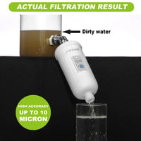 Filtre de Douche Anti-Chlore Jetable avec Indicateur de Remplacement