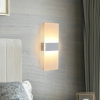 Applique Murale LED Acrylique Haut et Bas, 14 à 40 cm