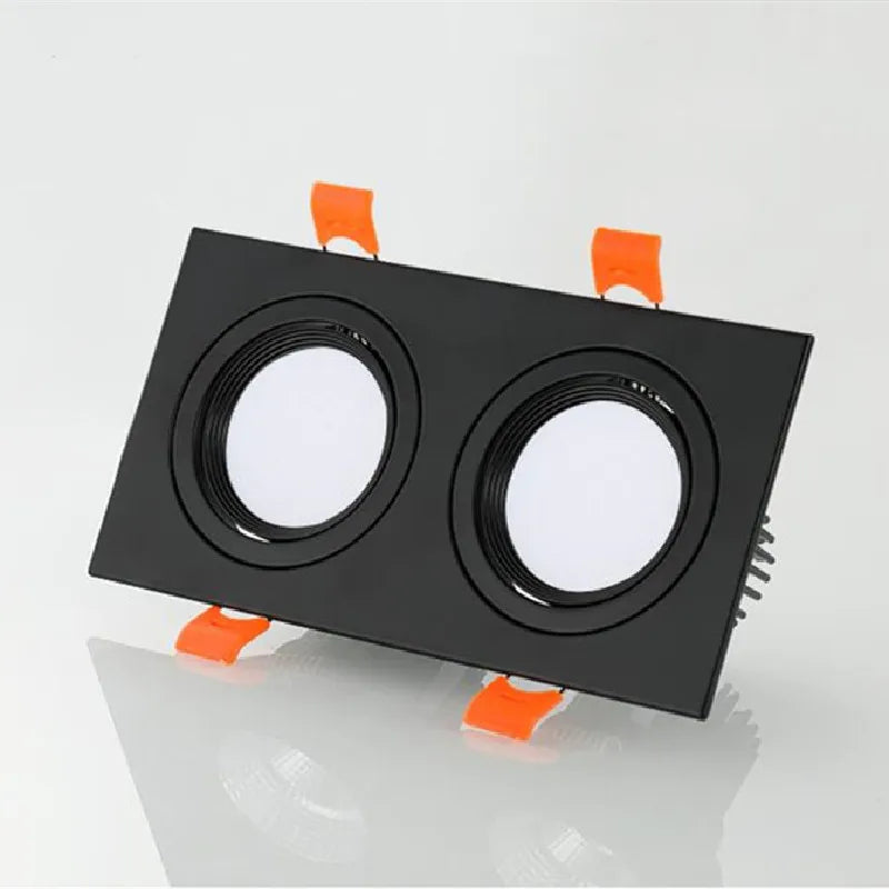 Downlight LED Cuisine Encastré Carré Double Anti-Éblouissement