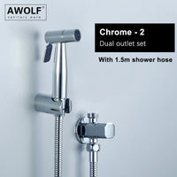 Douchette WC Shattaf Inox et Laiton Multi-Finitions