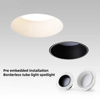 Spot LED Encastrable Sans Bordure à Plâtrer Cuisine, 7 à 18 W Dimmable