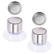 Porte-Savon Magnétique à Ventouse en Inox, Lot de 2 Sans Perçage