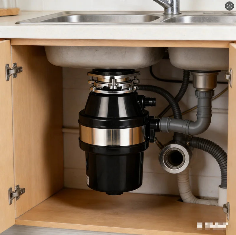Broyeur Évier Cuisine 220 V pour Déchets Alimentaires, 7 Types de Prise