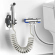 Douchette WC Inox Kit Flexible et Support