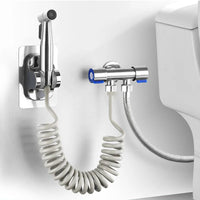 Douchette WC Inox Kit Flexible et Support