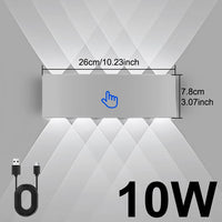 Applique Murale Rechargeable Haut et Bas avec Télécommande, 6 ou 10 W