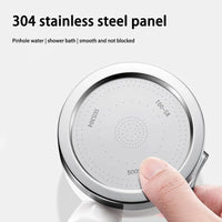 Pommeau de Douche à Tête Pivotante 360°, 3 Modes et Bouton Stop