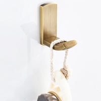 Accessoires Salle de Bain Laiton Vieilli à la Pièce, 5 Articles