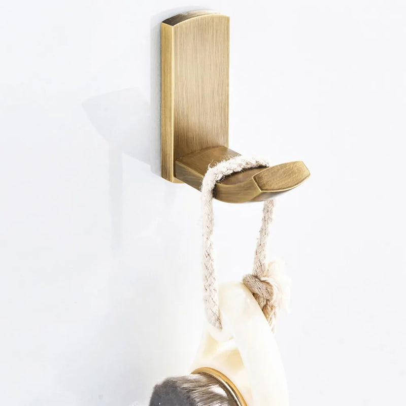 Accessoires Salle de Bain Laiton Vieilli à la Pièce, 5 Articles