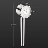 Pommeau de Douche Inox 304, 3 ou 5 Modes, Accessoires à la Pièce