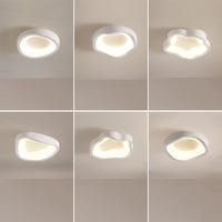 Plafonnier LED Cuisine Forme Organique Noir Blanc
