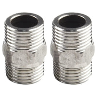 Raccord Rallonge Flexible de Douche Inox 1/2 Pouce Lot de 2