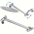 Bras de Douche Réglable Laiton, Double Articulation 28 cm