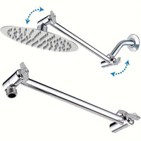 Bras de Douche Réglable Laiton, Double Articulation 28 cm