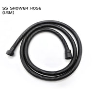 Pommeau de Douche Laiton Noir Mat, Douchettes et Supports à la Pièce
