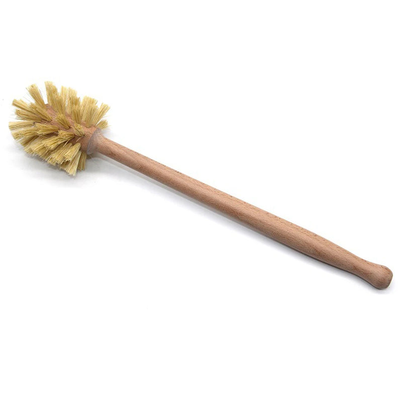Brosse WC en Bois de Hêtre et Sisal, 34,5 cm