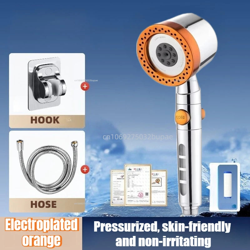 Pommeau de Douche Portable 5 Jets Filtrant Haute Pression