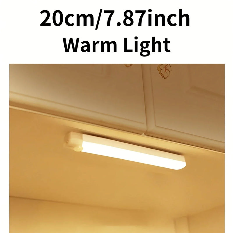 Réglette LED Sous Meuble à Détecteur de Mouvement Rechargeable 10 à 50 cm
