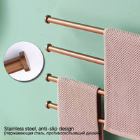 Sèche-Serviette Électrique Mural 4 Barres Rotatives Inox 58 x 48,5 cm