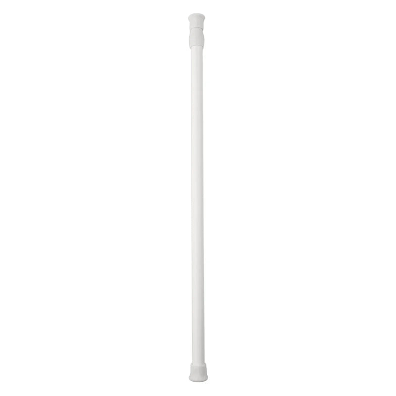 Barre de Rideau de Douche Blanche Sans Perçage, 30 à 110 cm
