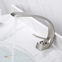 Mitigeur de Lavabo Cascade Monobloc sur Comptoir