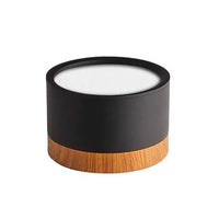 Spot LED en Saillie Effet Bois, 7 Coloris, 5 à 18 W, Ø 7,5 ou 11 cm