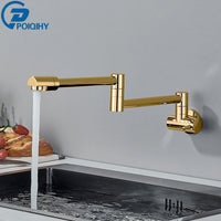 Robinet Remplisseur Mural Pliant Eau Froide Bec Rotatif Inox