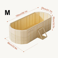 Baignoire Pliable Adulte Non Gonflable Portable 120 ou 150 cm
