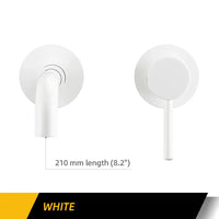 Robinet Mural Lavabo Encastré Laiton, Bec 15 à 26 cm, 9 Finitions
