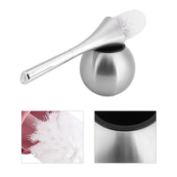 Brosse WC Boule Design Base Inox avec Poignée ABS, 3 Finitions