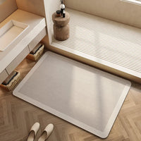 Tapis de Bain Diatomite Absorbant Antidérapant, 9 Modèles, Jusqu'à 160 x 230 cm