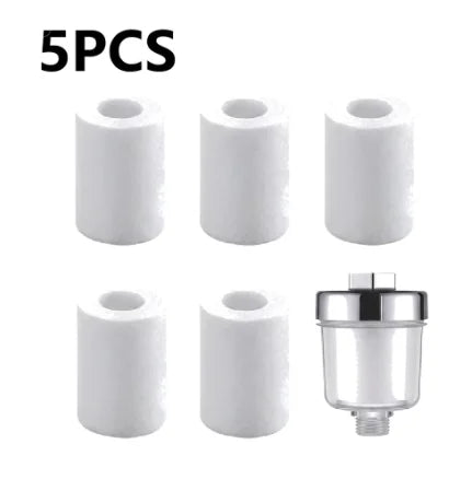Kit Filtre pour Robinet et Douche, Cartouches Coton PP Haute Densité