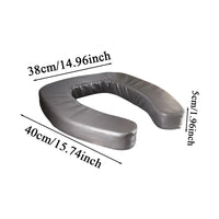 Rehausseur WC Adulte Rembourré 5 cm, Antidérapant, 4 Coloris