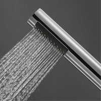 Pommeau de Douche Cylindrique Inox, 9 Finitions, Seul ou avec Flexible