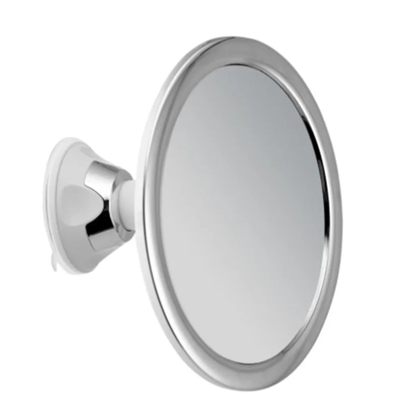 Miroir Anti-Buée Salle de Bain Rond Ventouse Pivotant 360°