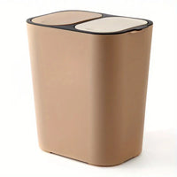 Poubelle de Cuisine Double Compartiment Tri Sélectif