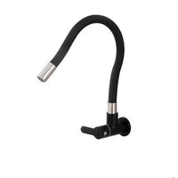Robinet de Cuisine Mural Bec Flexible Eau Froide Inox 304