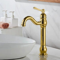 Robinet Lavabo Laiton Trou Unique 6 Finitions