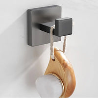 Accessoires Salle de Bain Inox Gris Anthracite à la Pièce, 12 Articles