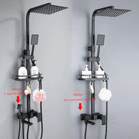 Douche Encastrable 3-4 Voies Noire ou Chromée