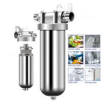 Préfiltre à Sédiments Inox 304 Toute la Maison, Tamis 40 Microns